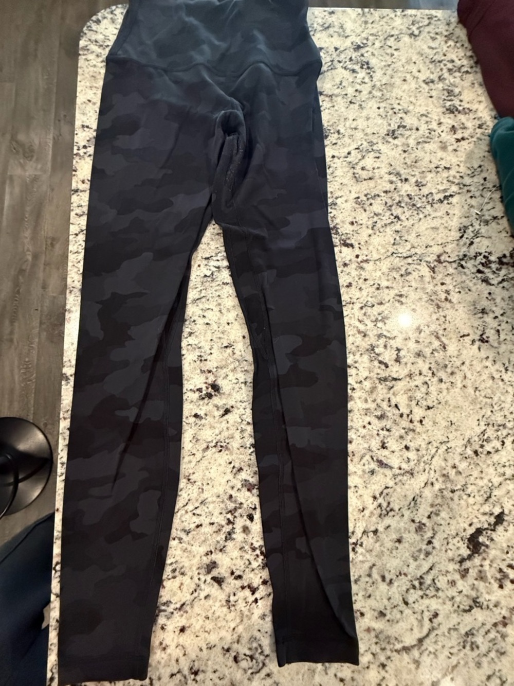lululemon athletica Black Camo Leggings